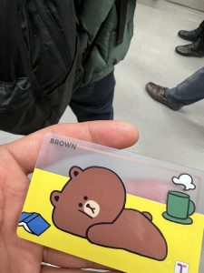 ソウルの街の公共交通で使えるT MONEYカード